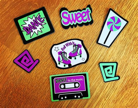 Retro Sticker Pack Retro Stickers 90s Sticker Pack 90s Stickers 90s