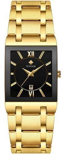 WWOOR Men S Square Watch Gold Black Price From Jumia In Kenya Yaoota