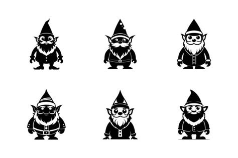 Gnome Silhouette Vector Art, Icons, and Graphics for Free Download