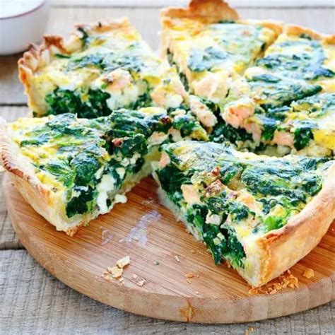 Baked Crab and Spinach Quiche Recipe – MY EDIBLE FOOD