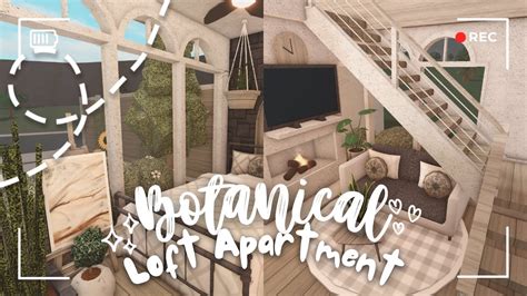 Bloxburg 38k Botanical Loft Apartment No Gamepass Build