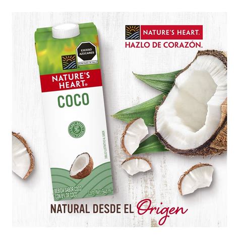 Bebida Vegetal Natures Heart Sabor Coco 946ml Chedraui