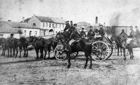 Australia Gold Rush 1872 Na Gold Escort In The Bathurst Region Of