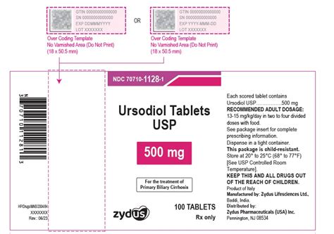 Dailymed Ursodiol Tablet