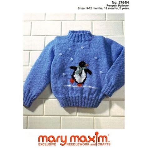 Penguin Pullover Pattern | Sweater pattern, Pattern sweater, Pattern