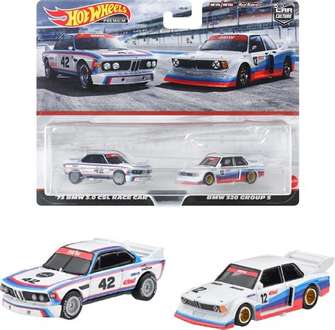 Amazon ホットウィール Hot Wheels プレミアム パック BMW CSL レースカー BMW グループ 才 HKF ミニカー
