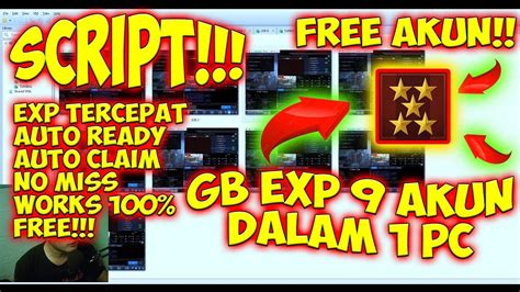 Gb Exp Pb Tercepat Akun Pc Bagi Bagi Char Pb Lagi Nih Youtube