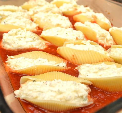 Simple Classic Stuffed Shells Crafty Cooking Mama