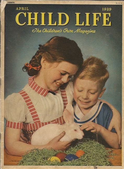 Vintage April 1939 Child Life Magazine Easter Issue Etsy