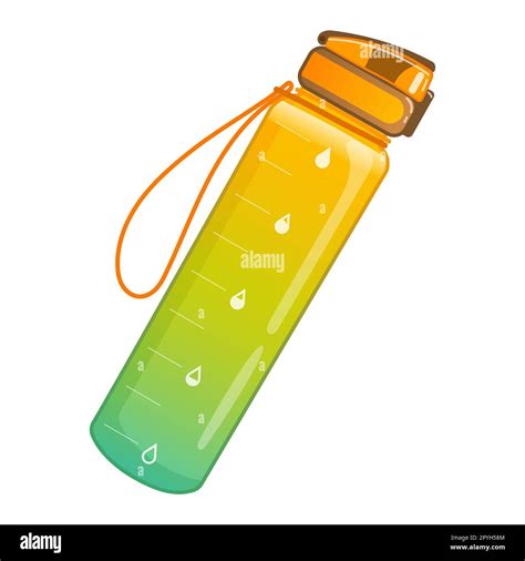 Reusable Water Bottle Cartoon