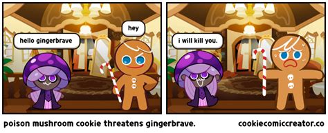 Poison Mushroom Cookie Threatens Gingerbrave Fandom