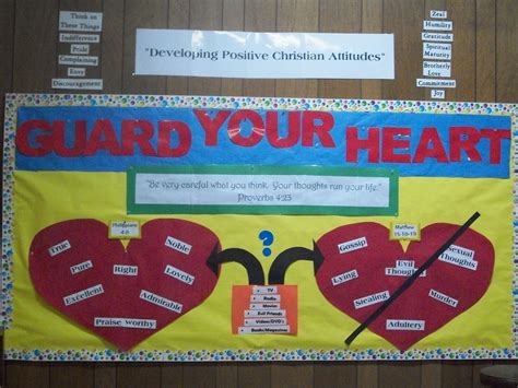 Guard Your Heart Bible Bulletin Boards Christian Bulletin Boards Life