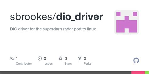 GitHub Sbrookes Dio Driver DIO Driver For The Superdarn Radar Port