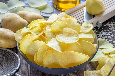 Patatas chips fritas caseras cómo hacerlas perfectas como igual que de