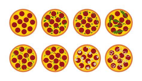 Vector Pepperoni Pizza Slice Fast Food Illustration 25798696 Vector