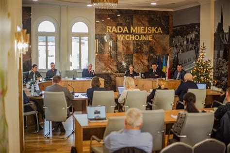 Sesja Rady Miasta a w niej uchwalenie budżetu Gminy Chojna na 2024 rok