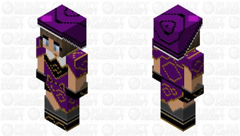 Purple witch Minecraft Skin