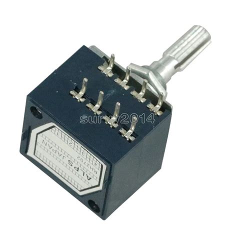 Rotary Potentiometer K K Log Alps Rh Audio Volume Control Pot