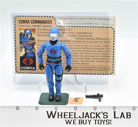 Cobra Commander V Swivel Arms Complete Gi Joe Hasbro