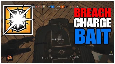 Baiting With A Breach Charge Rainbow Six Siege Youtube