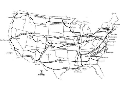 Maps Of Railroads In The Us