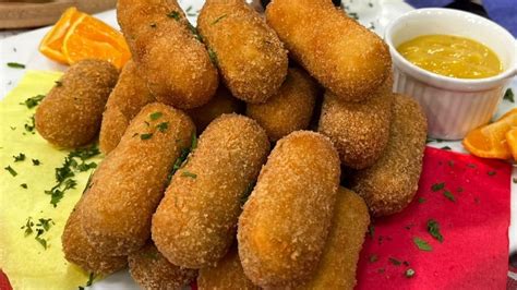 Croquete De Carne Louca Com Pinhão Band Receitas