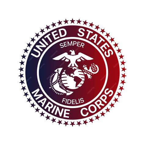 Premium Vector Vector Logo Of The United States Marine Corps Usmc