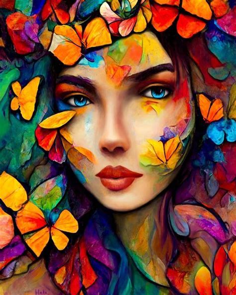 Portraiture Painting Abstract Portrait Painting Canvas Art Painting