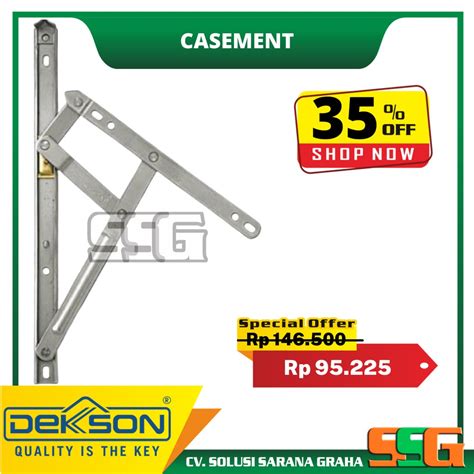 Jual Engsel Casement Dekson Dekkson Friction Stay 12 Inch SS Engsel