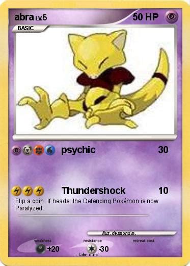 Pokémon abra 106 106 - psychic - My Pokemon Card