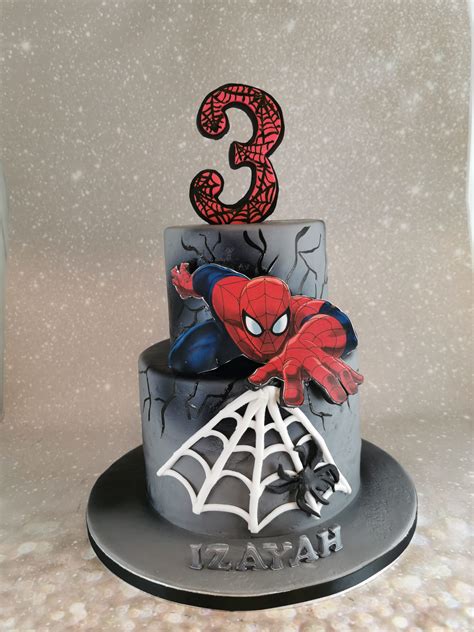 Spiderman Fondant Taart Enjoy Cakes