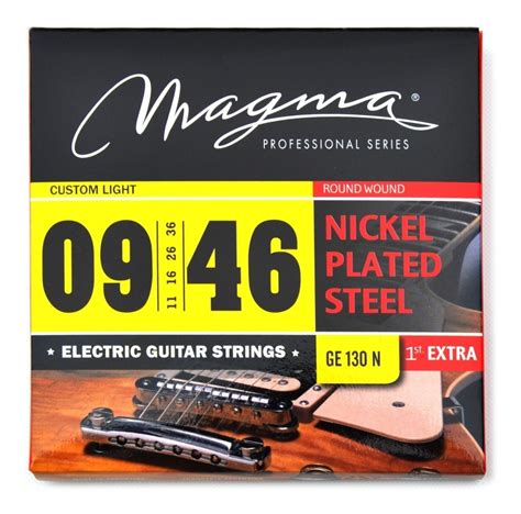 Encordado Cuerdas Guitarra Eléctrica Magma 009 46 Ge130n en Precialo