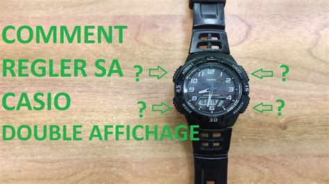 Comment R Gler L Heure De Votre Montre Casio Double Affichage Youtube