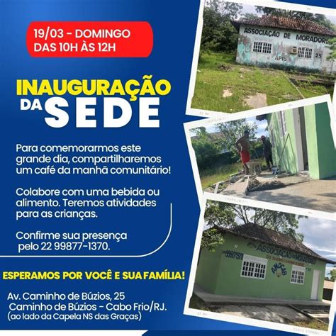 Moradores Se Re Nem E Inauguram Sede De Associa O No Bairro Caminho De