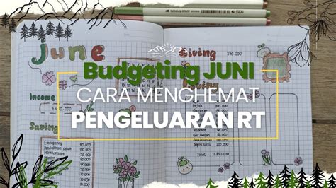 Budgeting Juni Caraku Menghemat Pengeluaran Rumah Tangga Cash