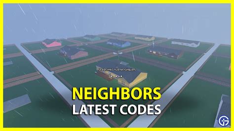 Neighbors Codes (September 2023) Roblox - Gamer Tweak