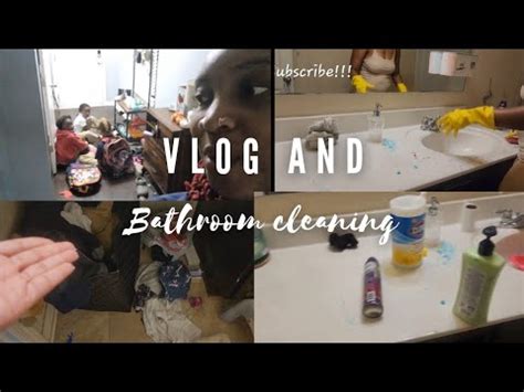 Vlogtober Day 12 Vlog Bathroom Clean With Me YouTube