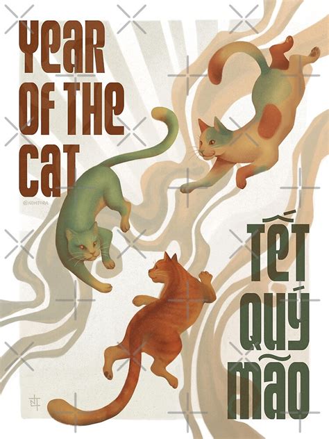 "Year of the Cat" Poster for Sale by nohtora | Redbubble