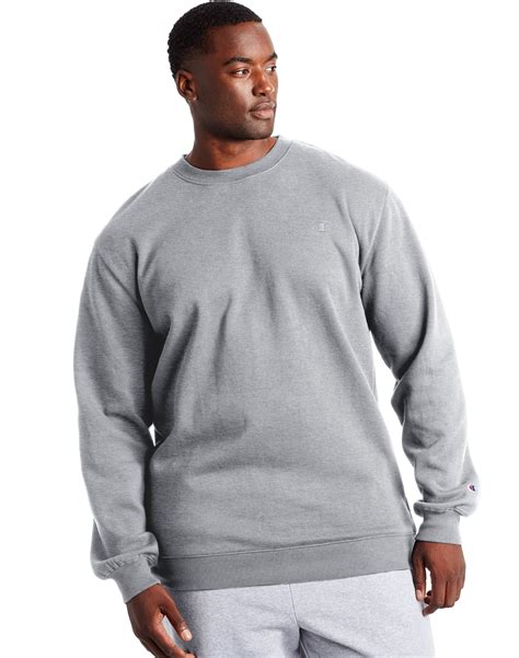 Champion Big And Tall Men S Powerblend Fleece Crew Sweatshirt Up To Size 6xl