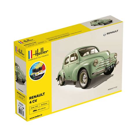 Coffret Maquette Voiture Renault Cv Starter Kit Heller