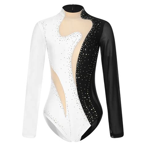 Sheer White Leotards For Women