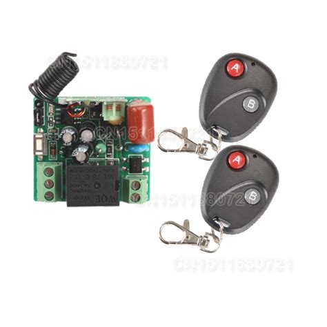 Receptor De Interruptor Remoto Inal Mbrico De Tama O Mini L Mpara De