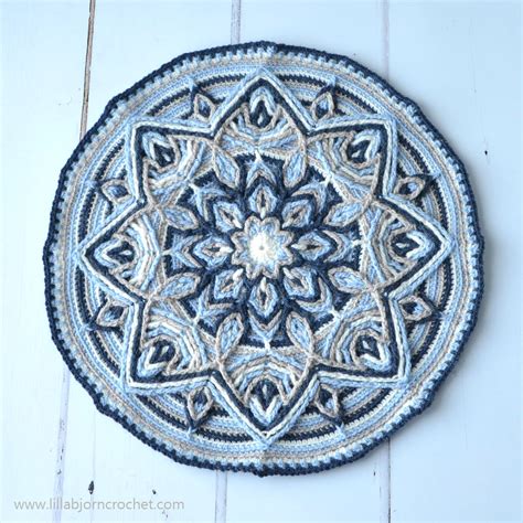 Illusion Mandala New Overlay Crochet Pattern Lillabjörns Crochet World