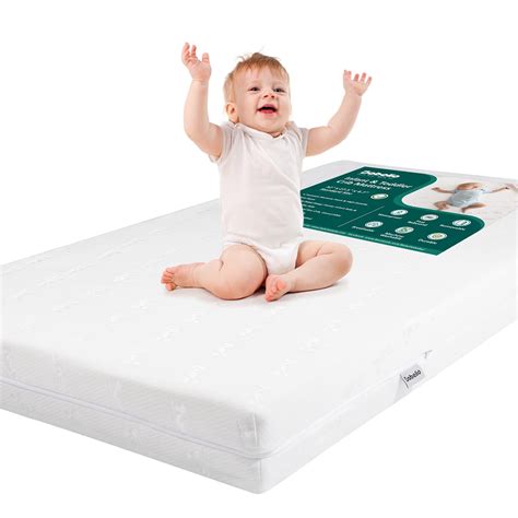 Buy BABELIOBreathable Crib Mattress, Dual-Sided Memory Foam Toddler ...