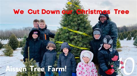 We Cut Down Our Christmas Tree Aissen Tree Farm Mom Of 10 Youtube