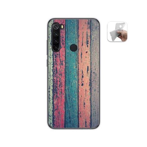 Funda Gel Tpu Xiaomi Redmi Note Dise O Madera Con