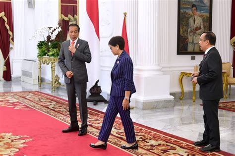 Foto Presiden Terima Kunjungan Kehormatan Menlu Asean Dan Sekjen Asean