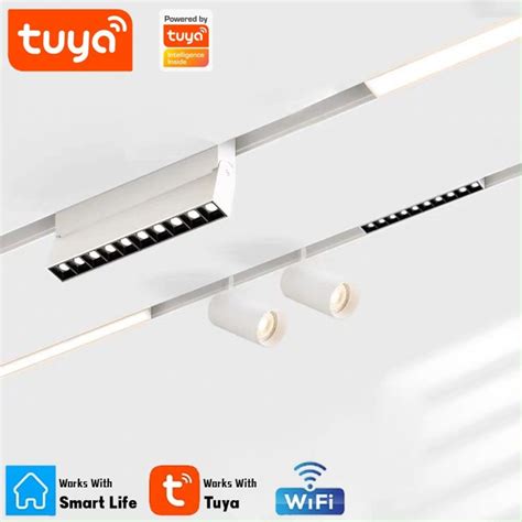 TUYA Zigbee Ceiling Light Smart White Recessed Magnetic Track Light APP