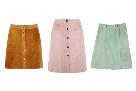 The Best Retro Suede Skirts WSJ