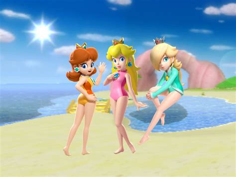 Sexy Peach Daisy And Rosalina Cumception